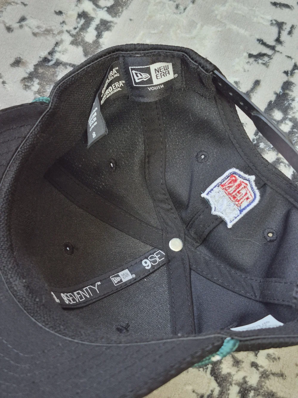 New Era Philadelphia Eagles NFL Snapback Hat Black COOLERA MICROERA Adjustable Y